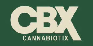 CBX Cannabiotix logo on green background